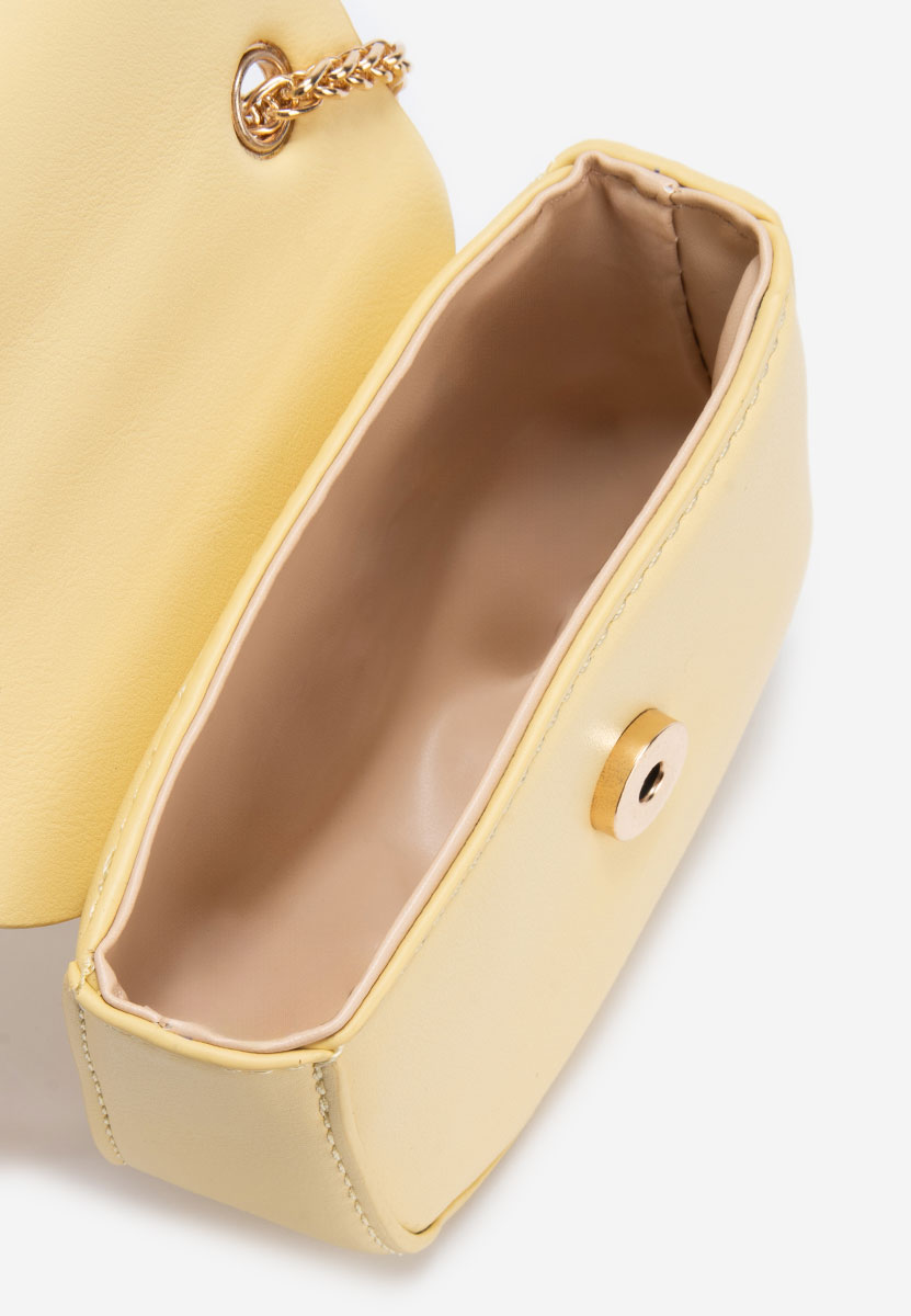 Τσάντα ωμου Valerie Κιτρινες