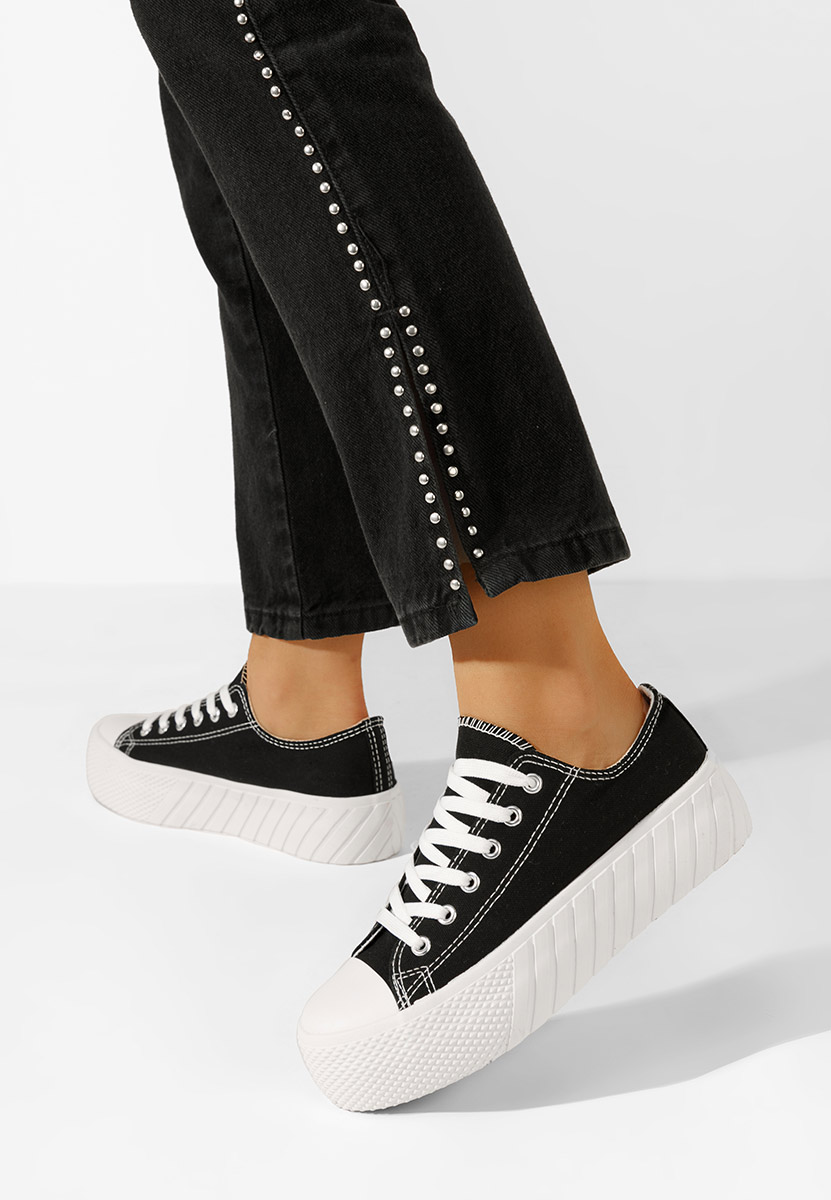 Γυναικεία sneakers Alisson μαύρα