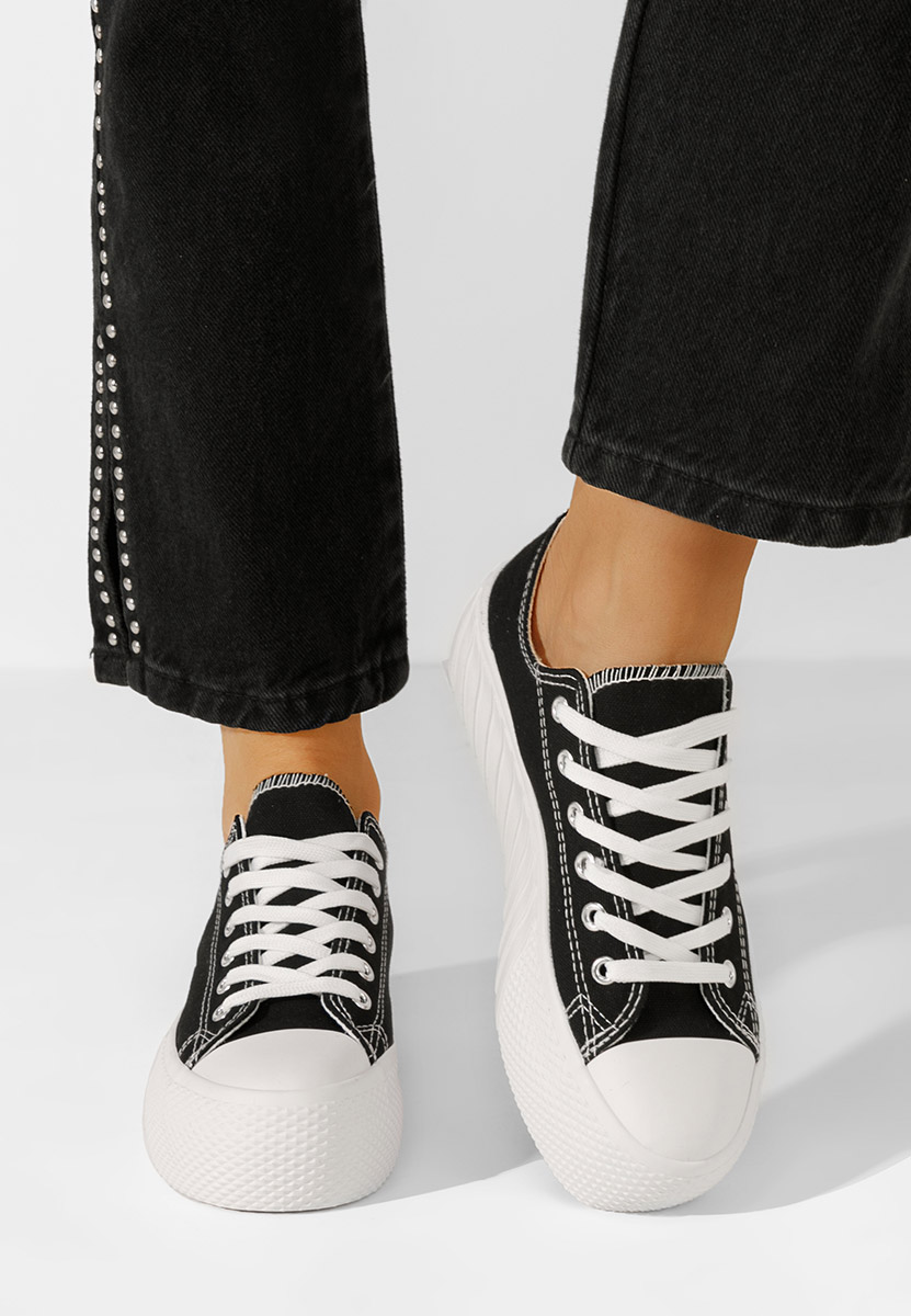 Γυναικεία sneakers Alisson μαύρα