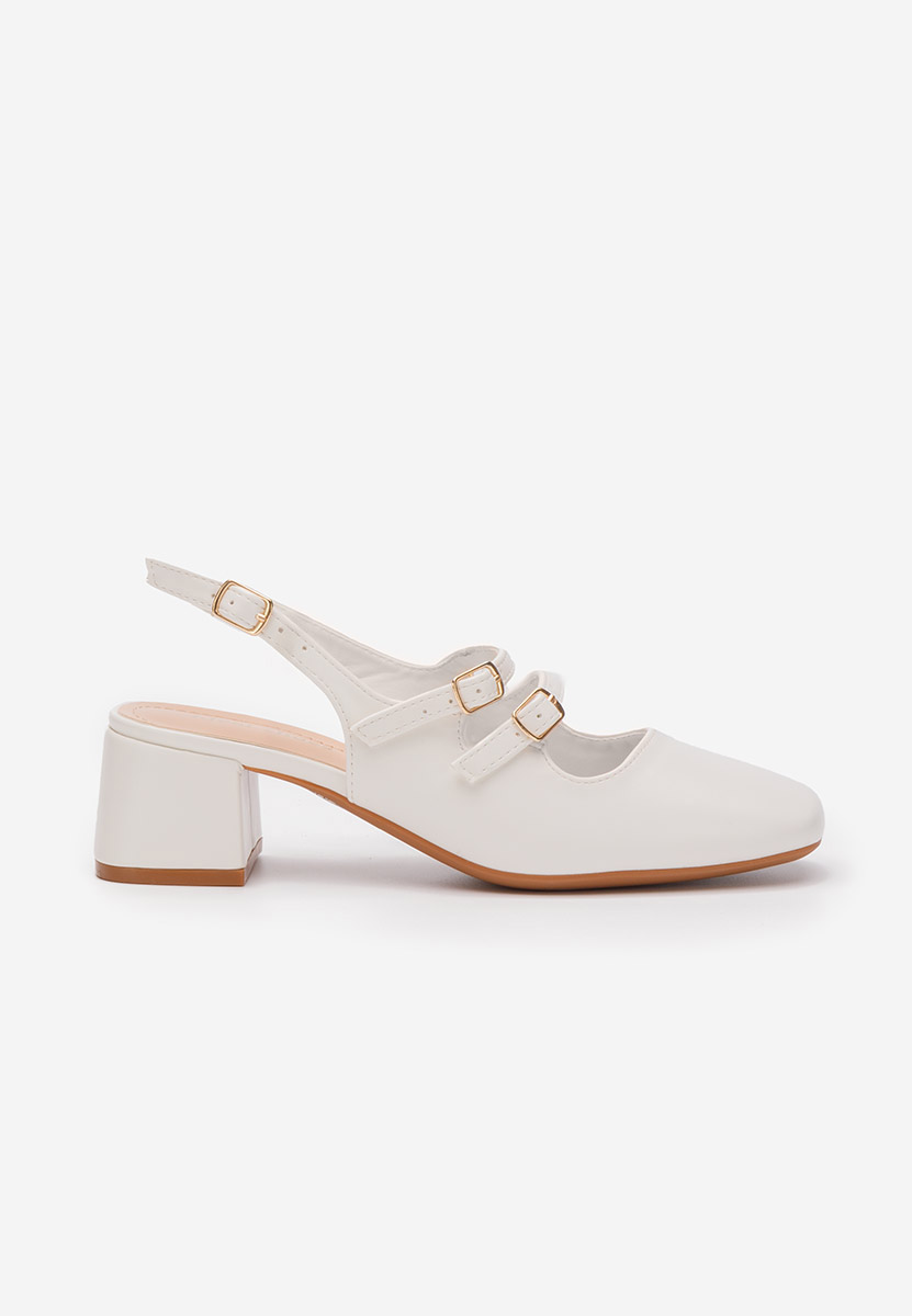 Γόβες slingback Sivida λευκά