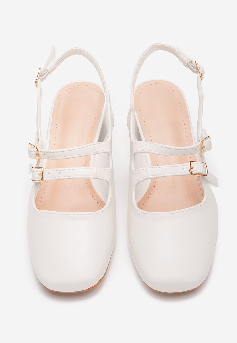 Γόβες slingback Sivida λευκά
