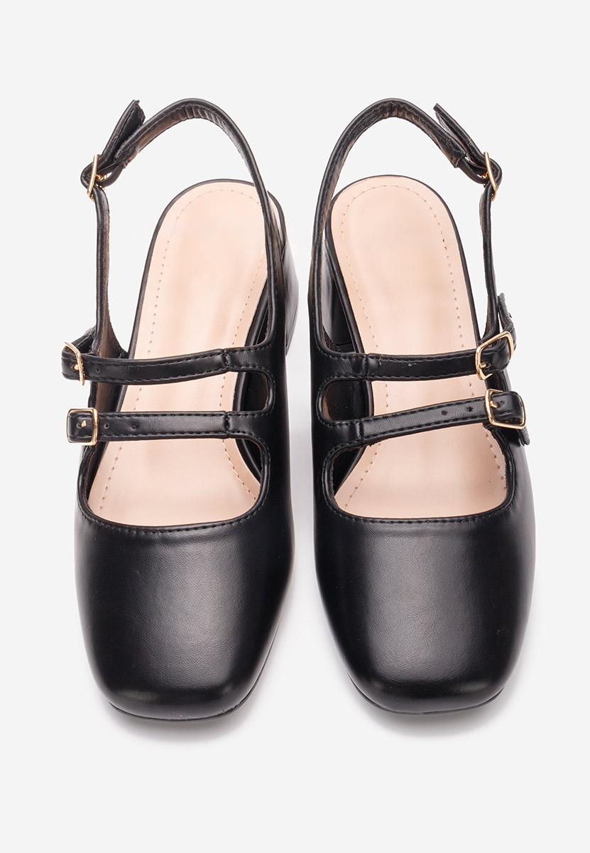 Γόβες slingback Sivida μαύρα