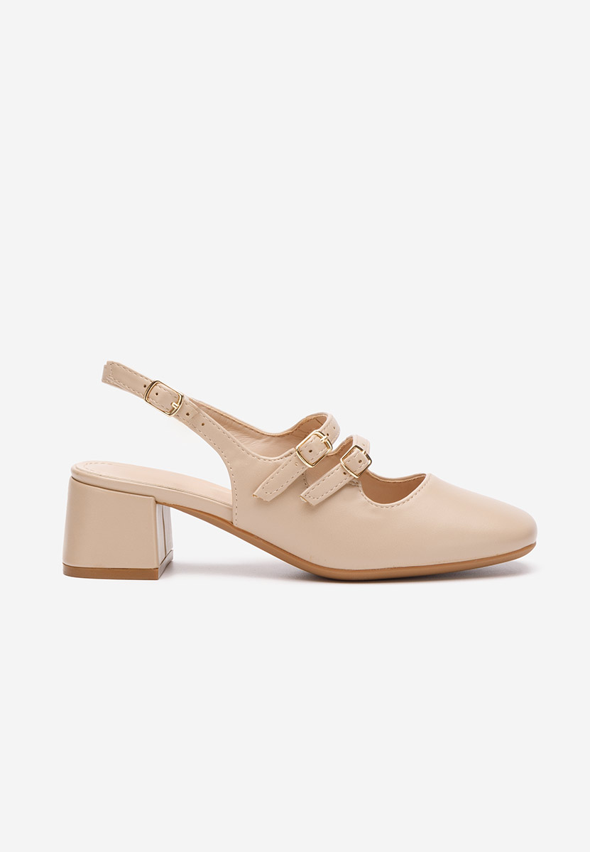 Γόβες slingback Sivida μπεζ