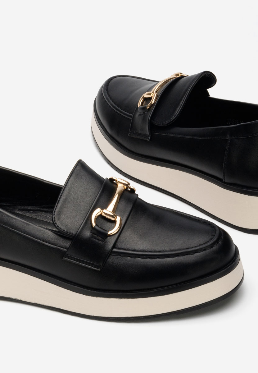 Loafers γυναικεια Dianna μαύρα