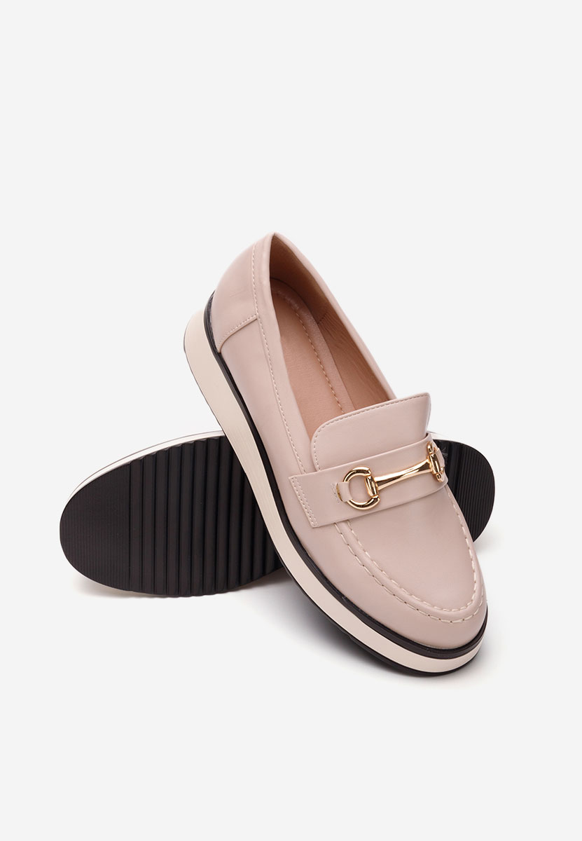 Loafers γυναικεια Dianna μπεζ