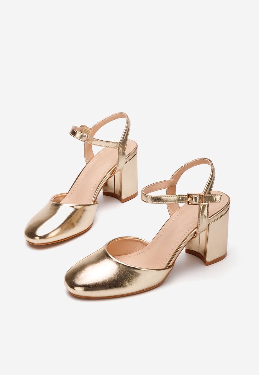 Γόβες slingback Asmita χρυσο