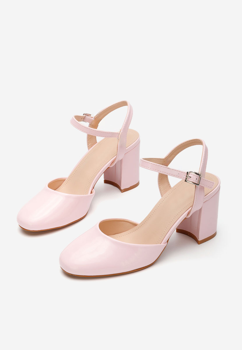 Γόβες slingback Asmita ροζ