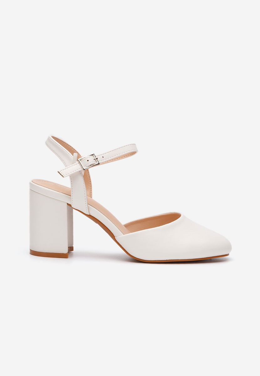 Γόβες slingback Asmita λευκά