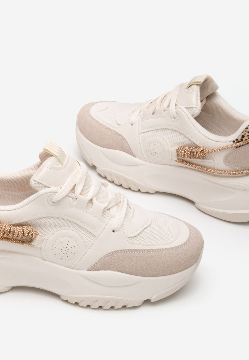 Sneakers γυναικεια Anouki μπεζ