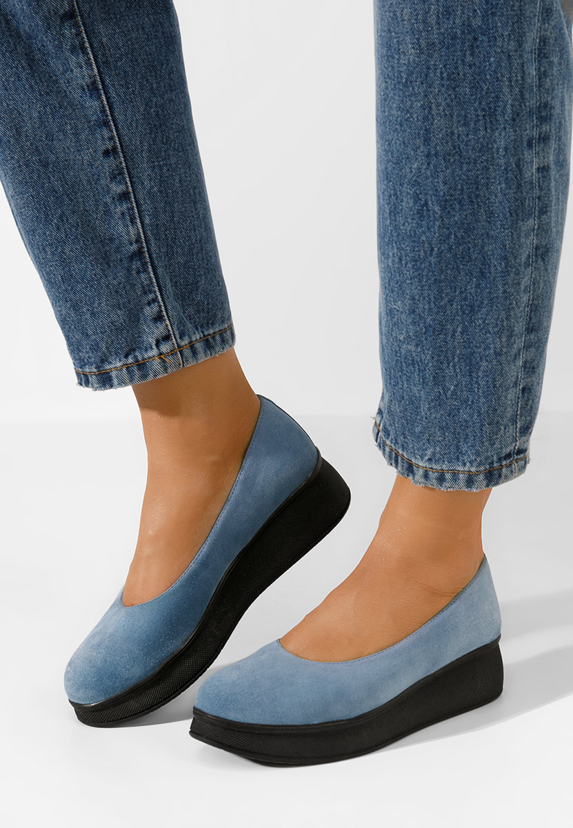 Πλατφόρμες γυναικεία Γαλάζιο Cantoria V2