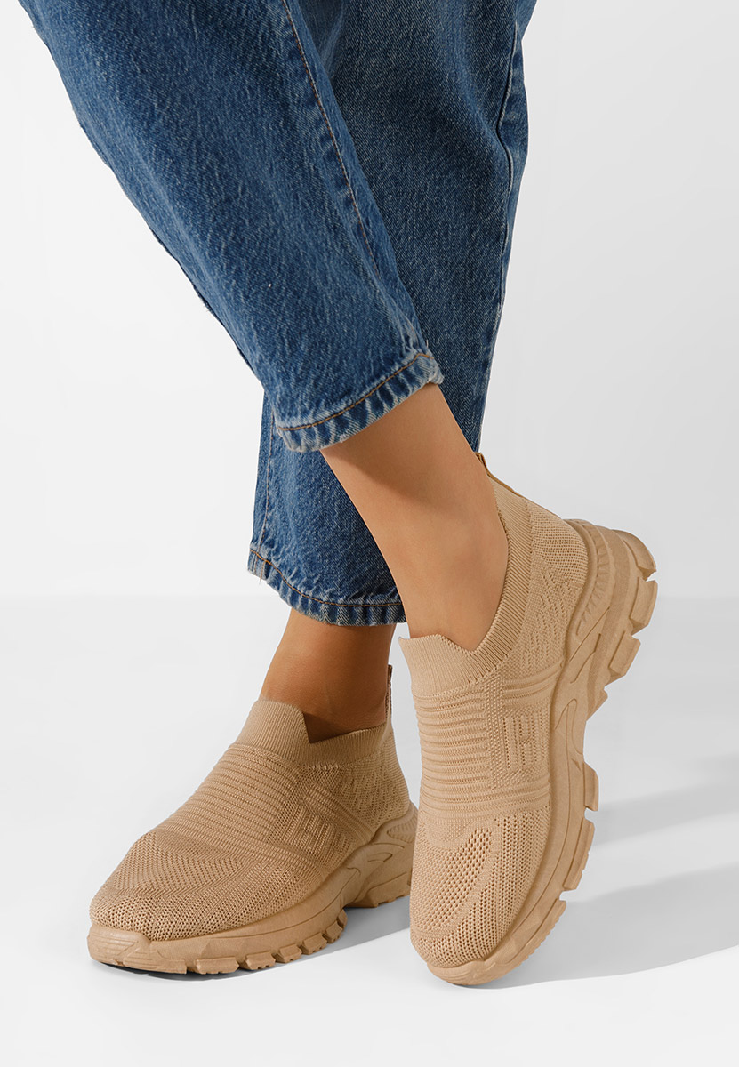 Γυναικεία Πάνινα Slip-on Katrine V2 ταμπά