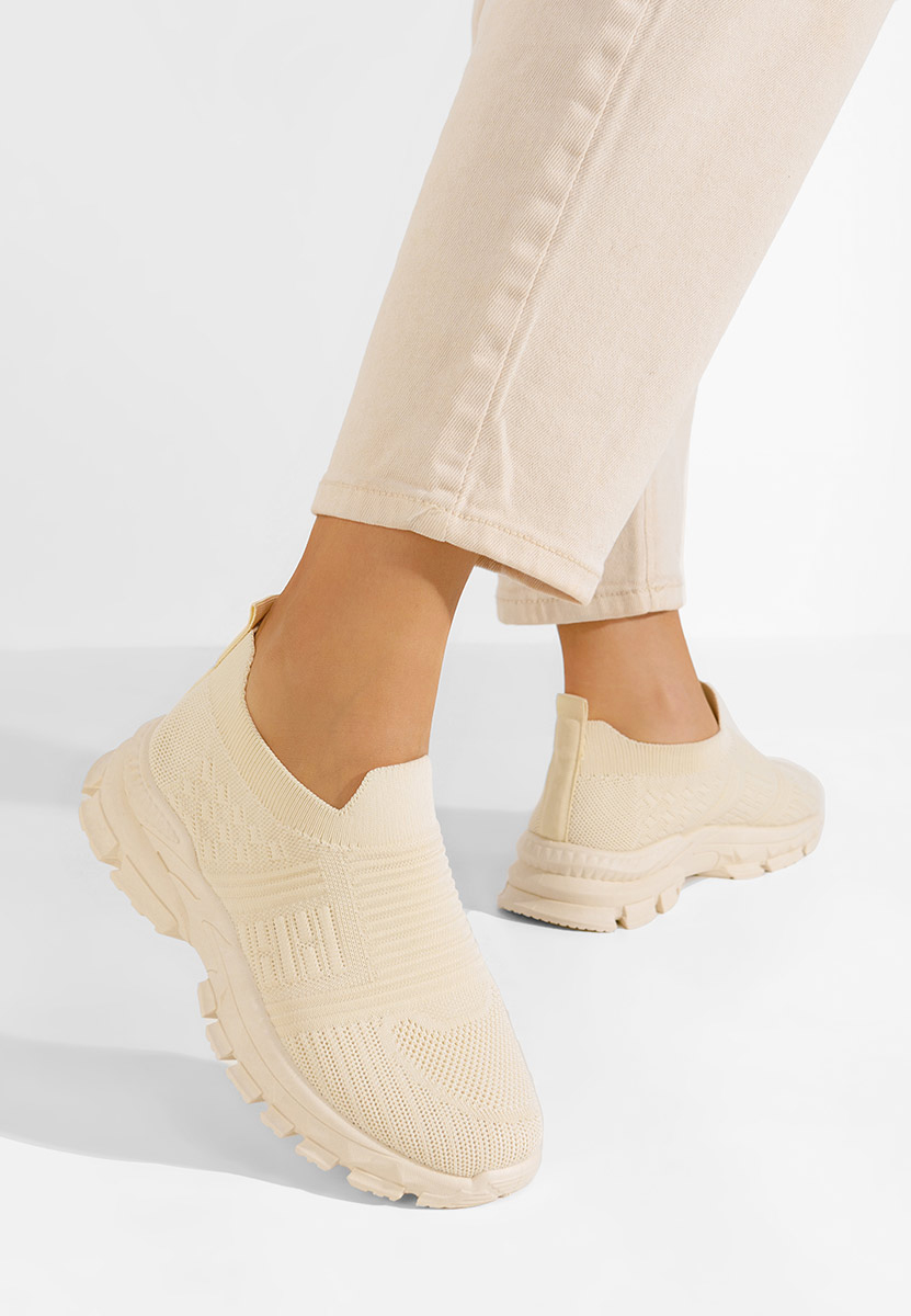 Γυναικεία Πάνινα Slip-on Katrine V2 μπεζ
