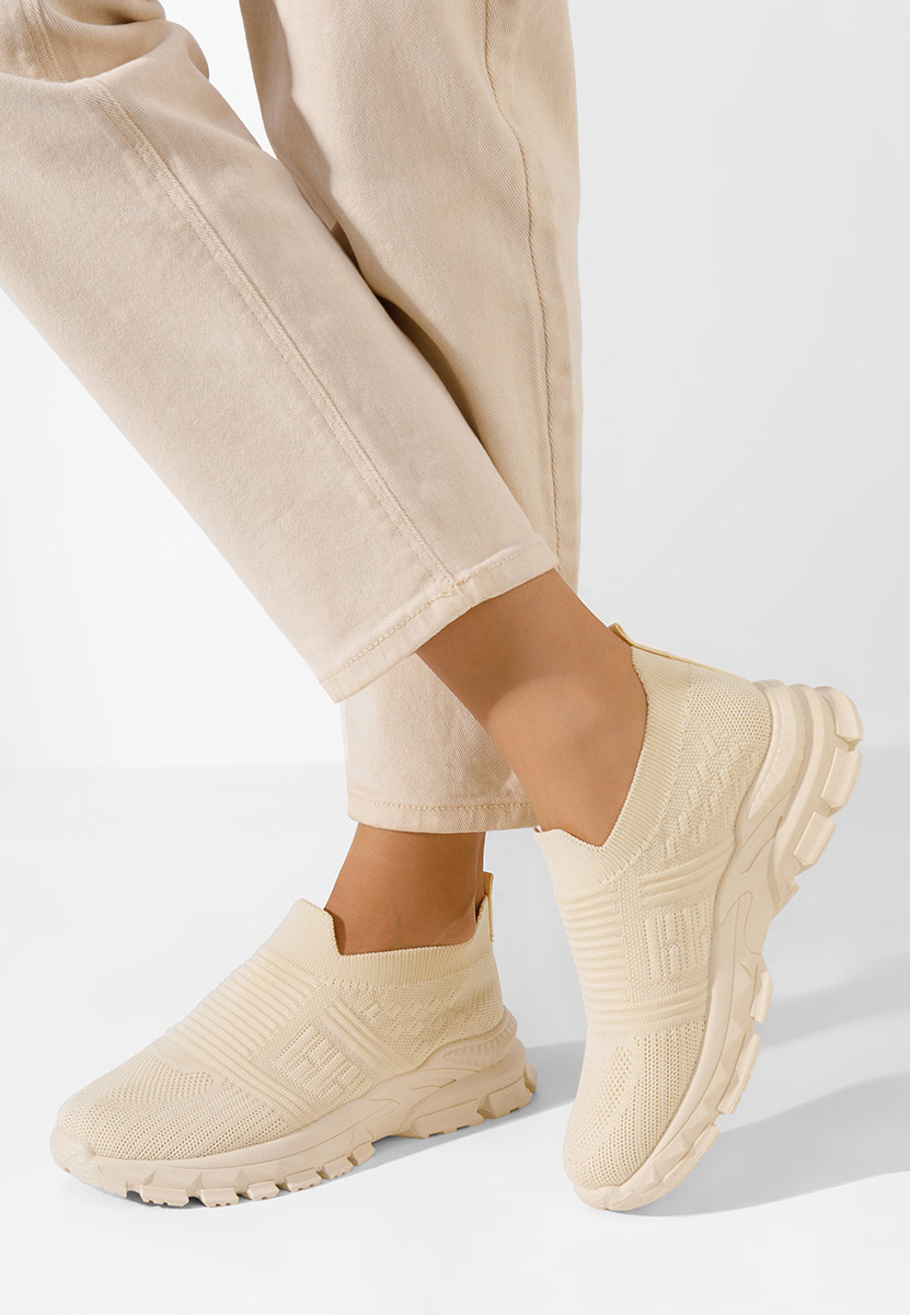 Γυναικεία Πάνινα Slip-on Katrine V2 μπεζ