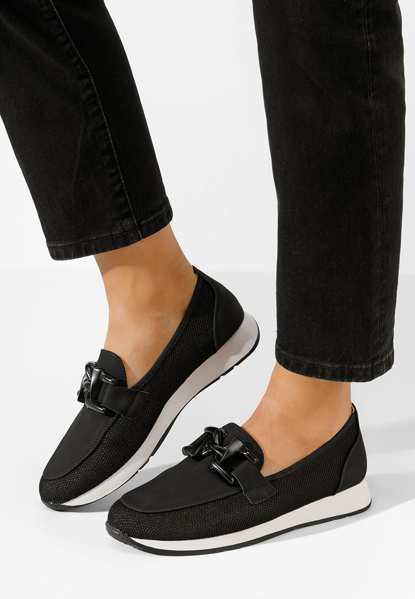 Casual παπουτσια γυναικεια Clericia μαύρα