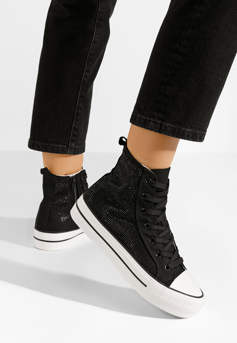 Sneakers high-top Revieta μαύρα