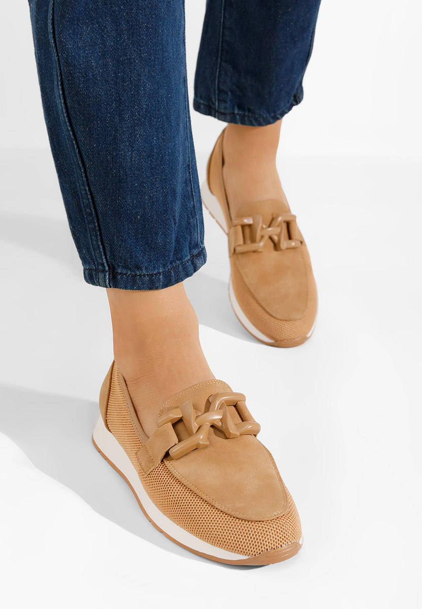 Casual παπουτσια γυναικεια Clericia ταμπά