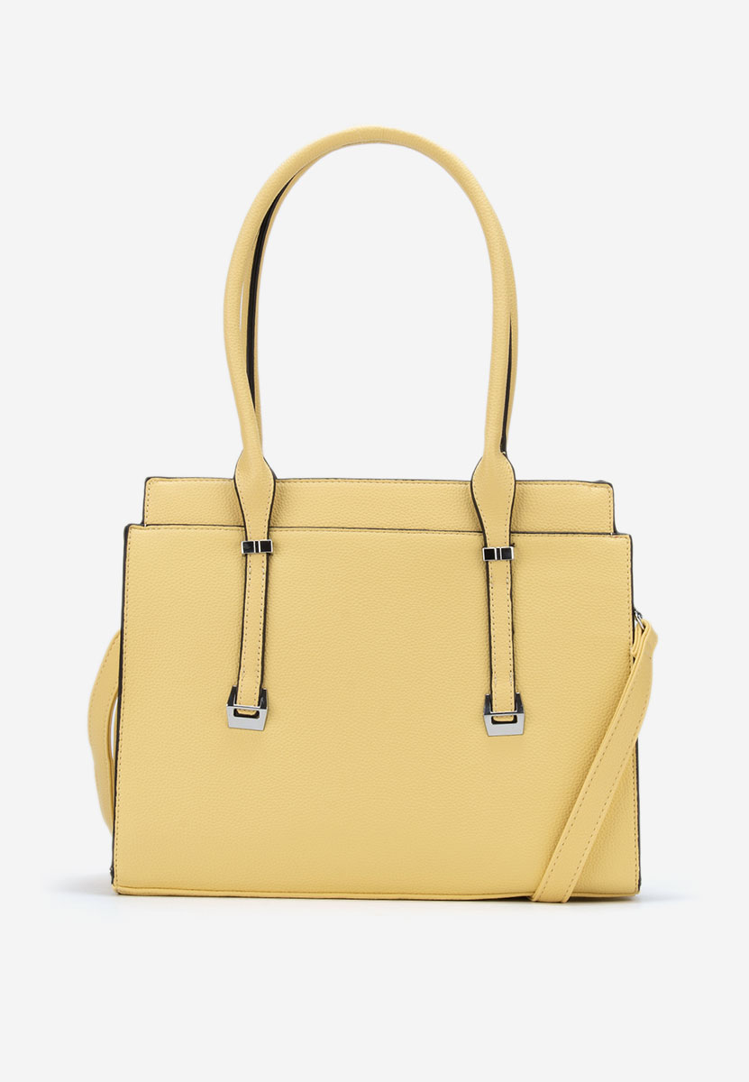 Τσάντα Χεριού Junella Κιτρινες