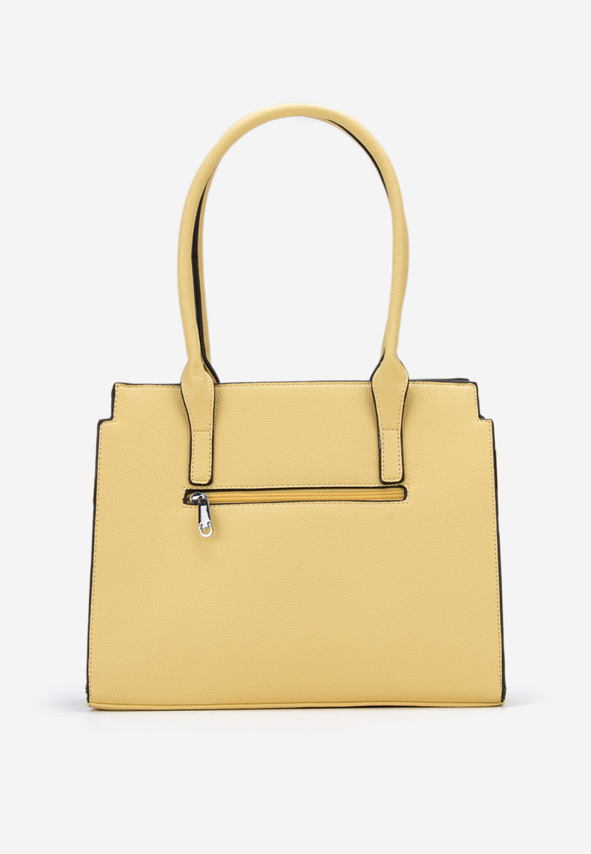 Τσάντα Χεριού Junella Κιτρινες