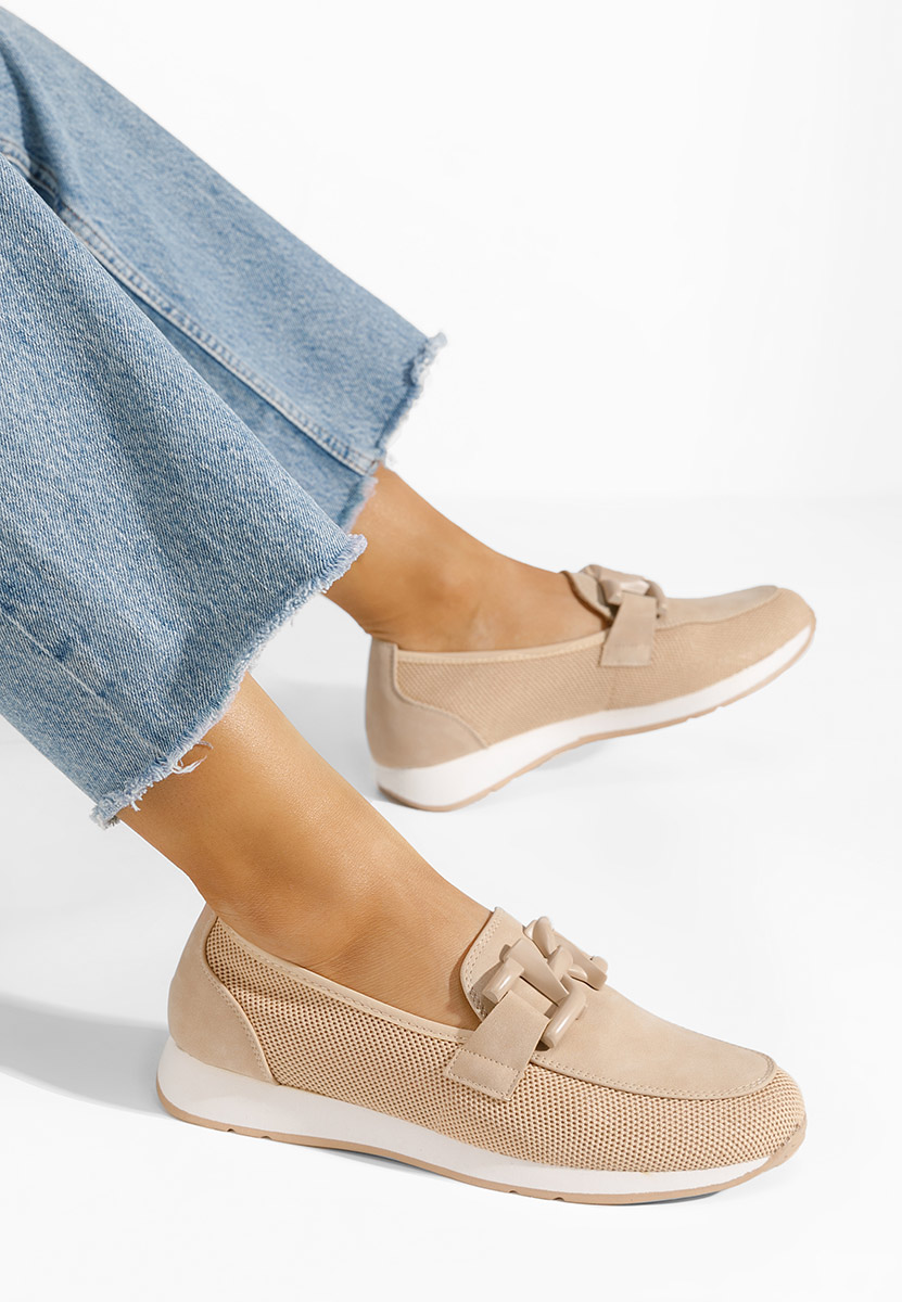 Casual παπουτσια γυναικεια Clericia μπεζ