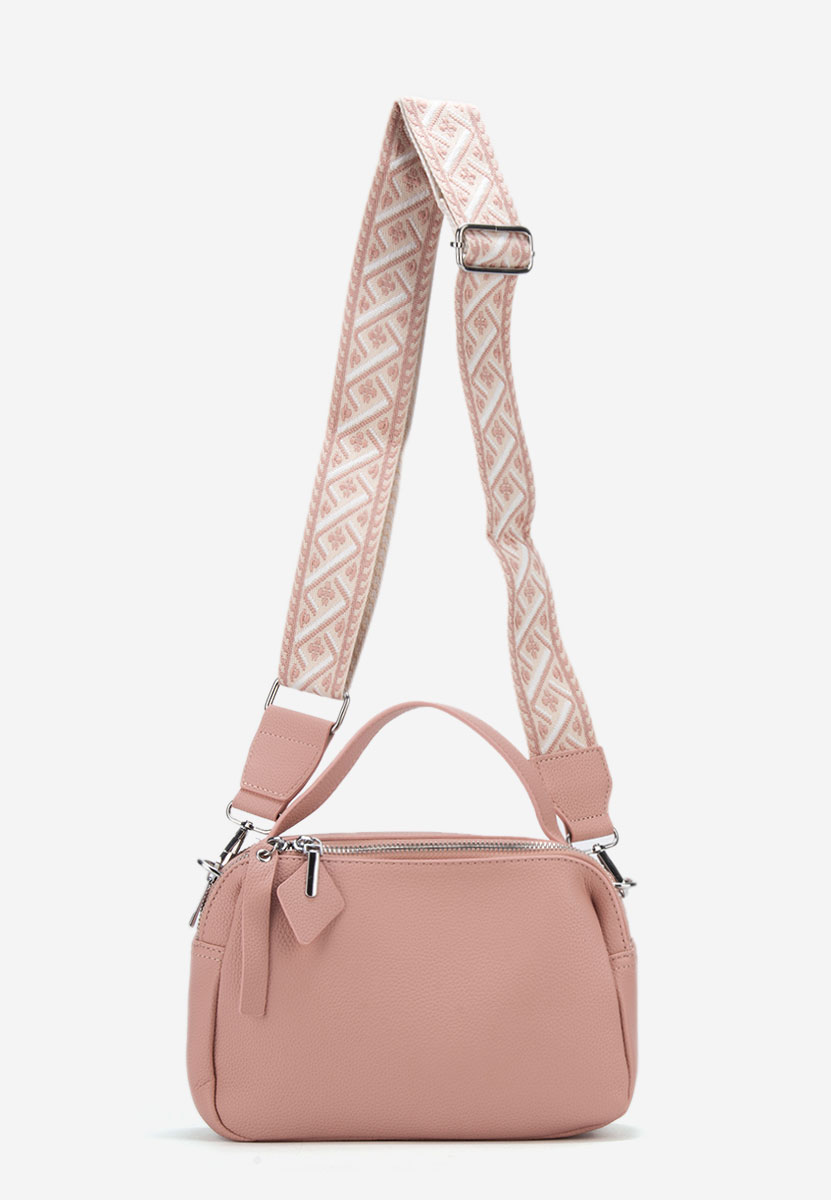 Τσάντα crossbody Ryanna ροζ