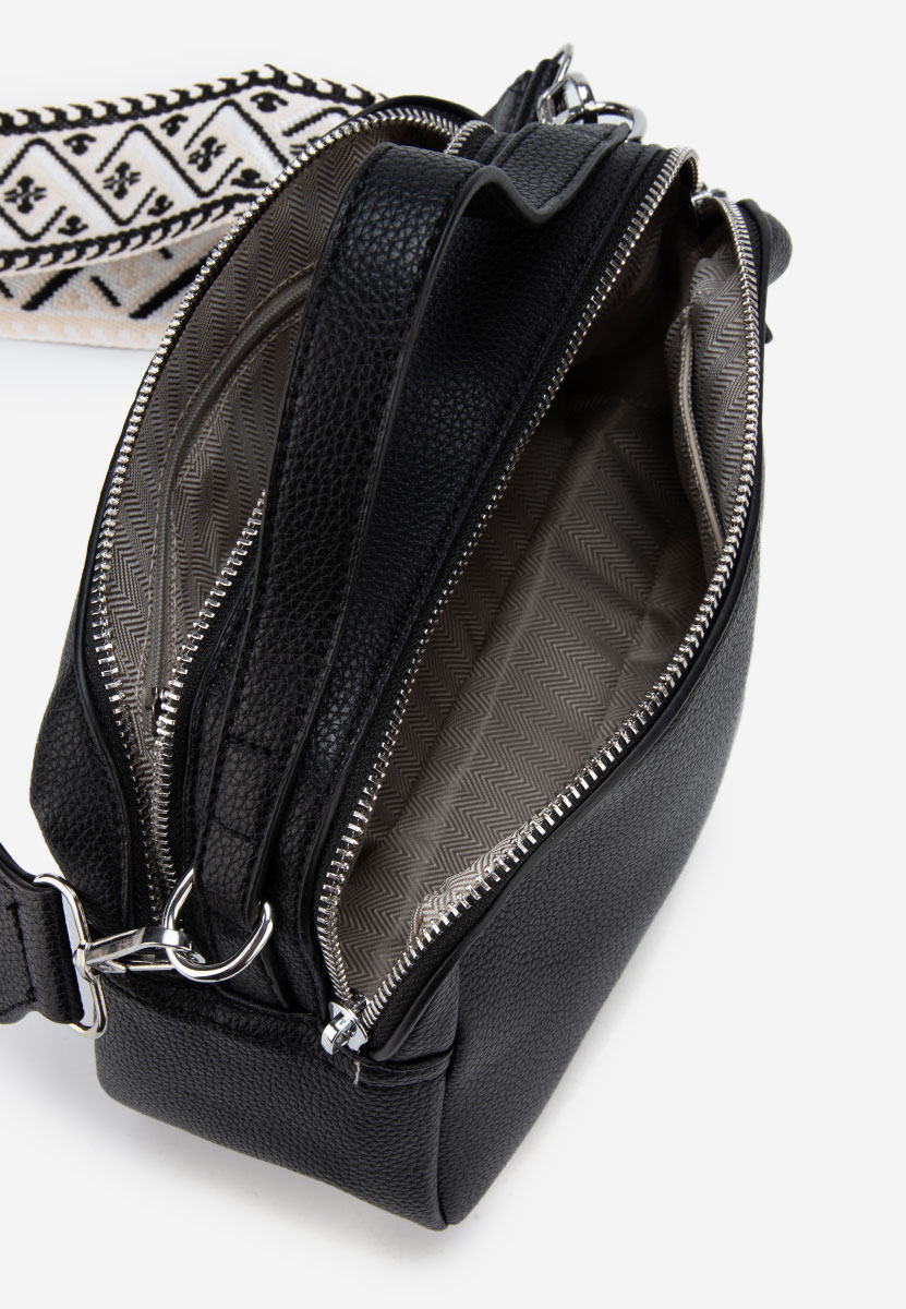 Τσάντα crossbody Ryanna Μαύρα
