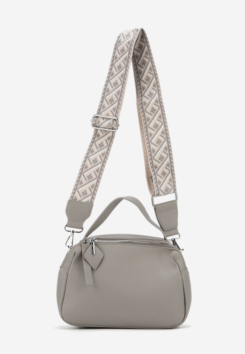 Τσάντα crossbody Ryanna γκρι