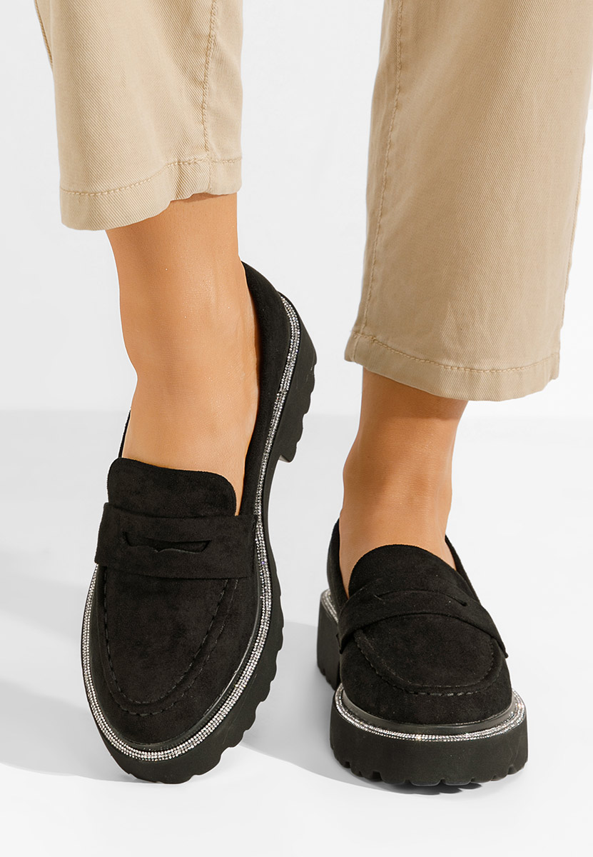 Loafers γυναικεια Tirra V2 μαύρα
