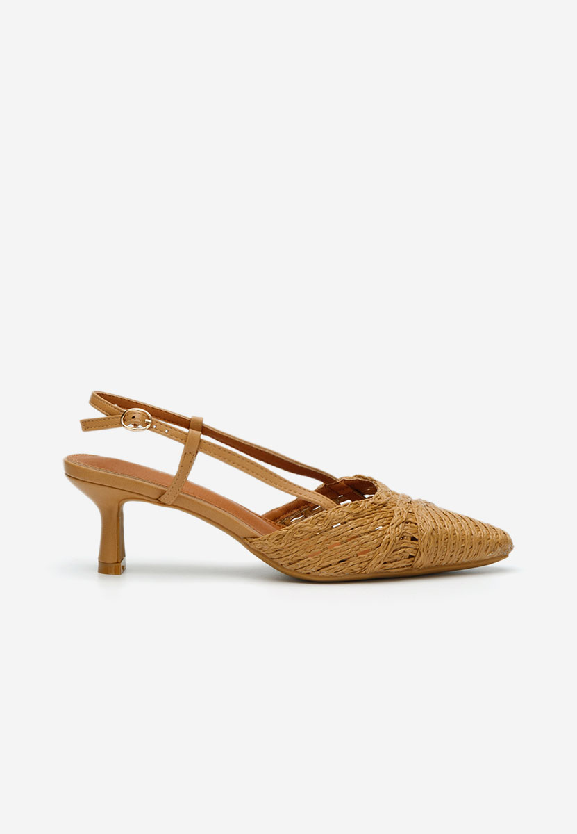 Γόβες slingback Veratia ταμπά