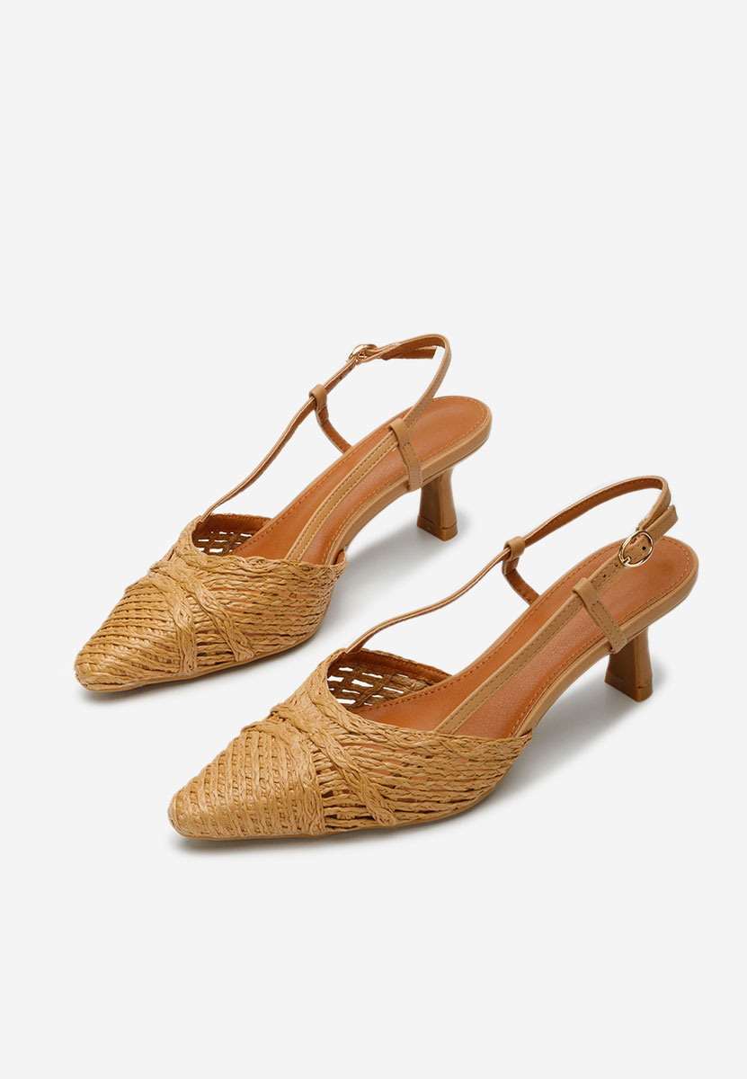 Γόβες slingback Veratia ταμπά