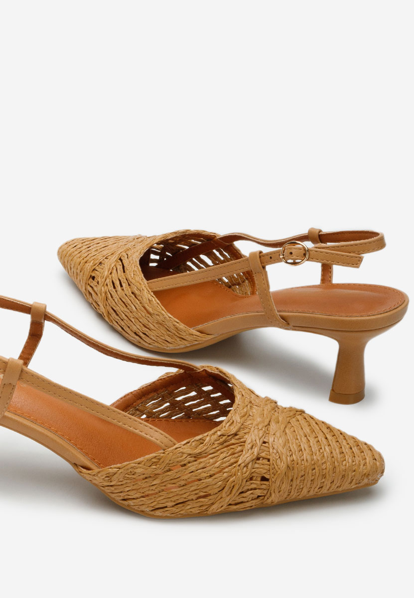 Γόβες slingback Veratia ταμπά
