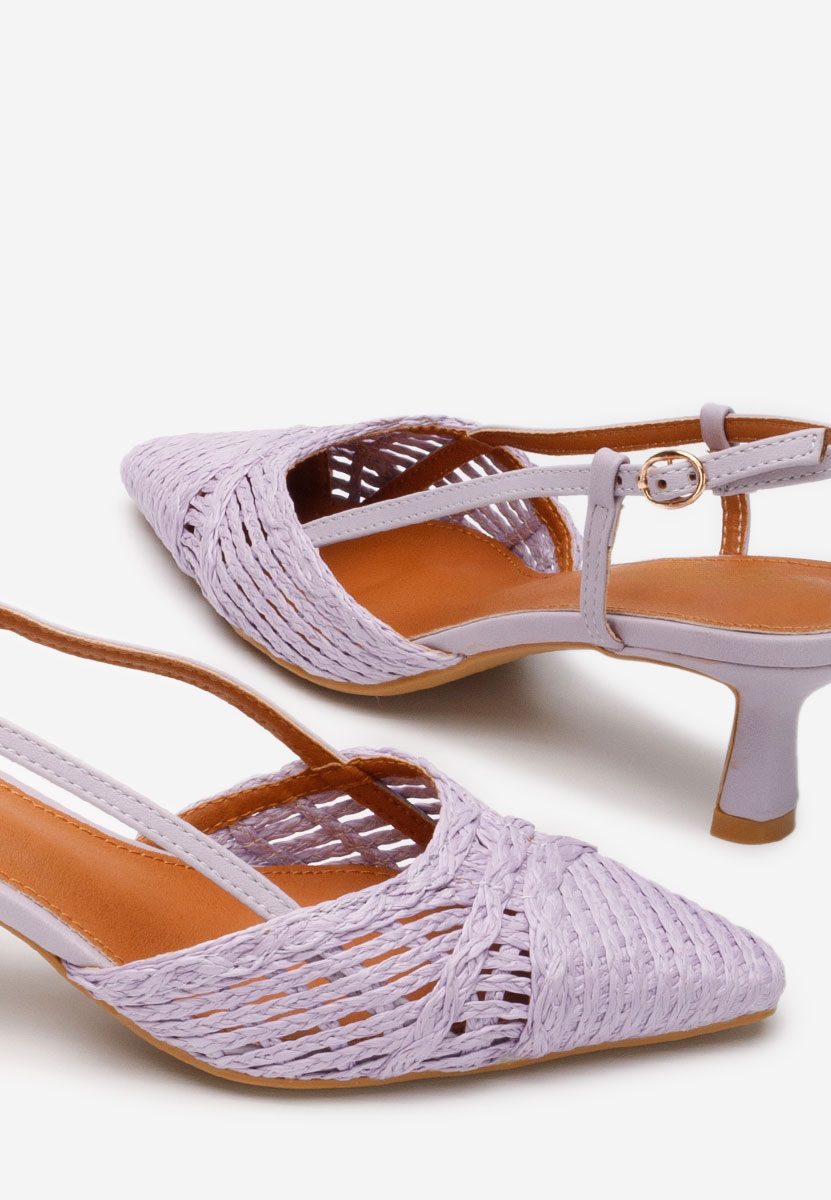 Γόβες slingback Veratia λιλα