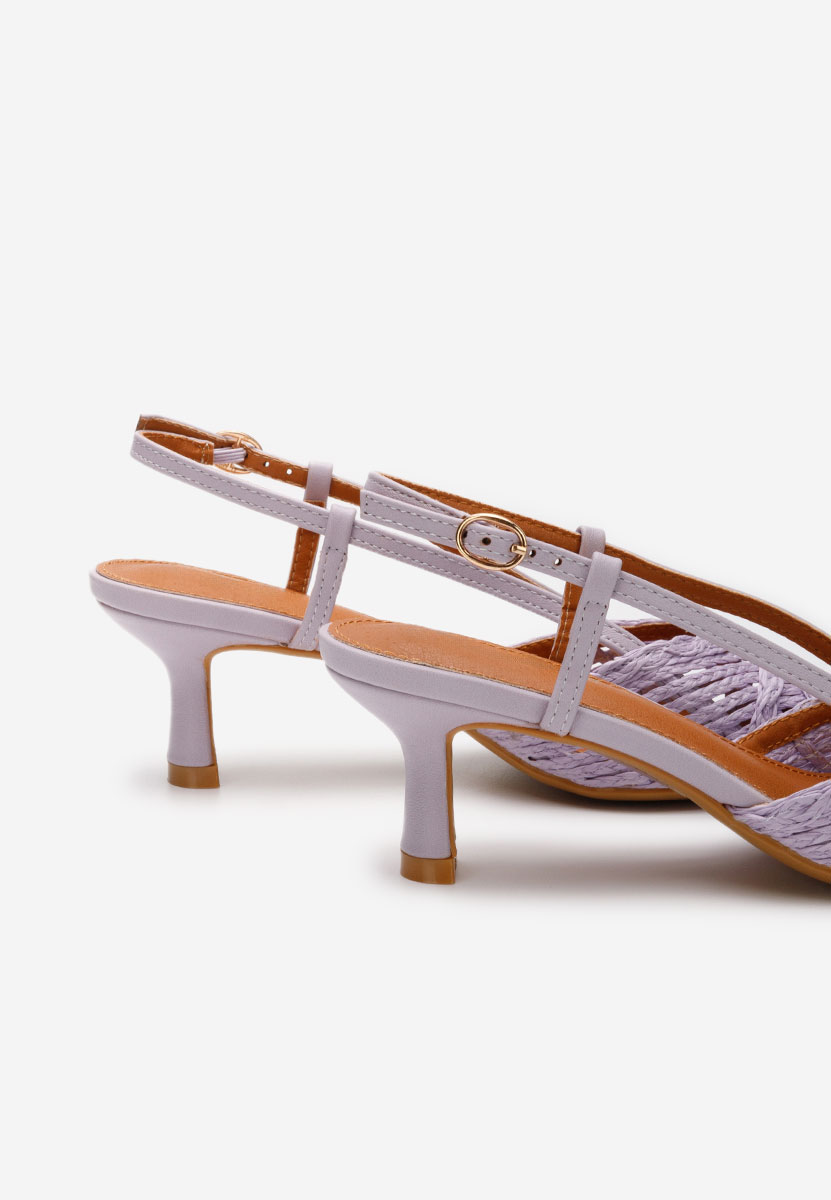 Γόβες slingback Veratia λιλα