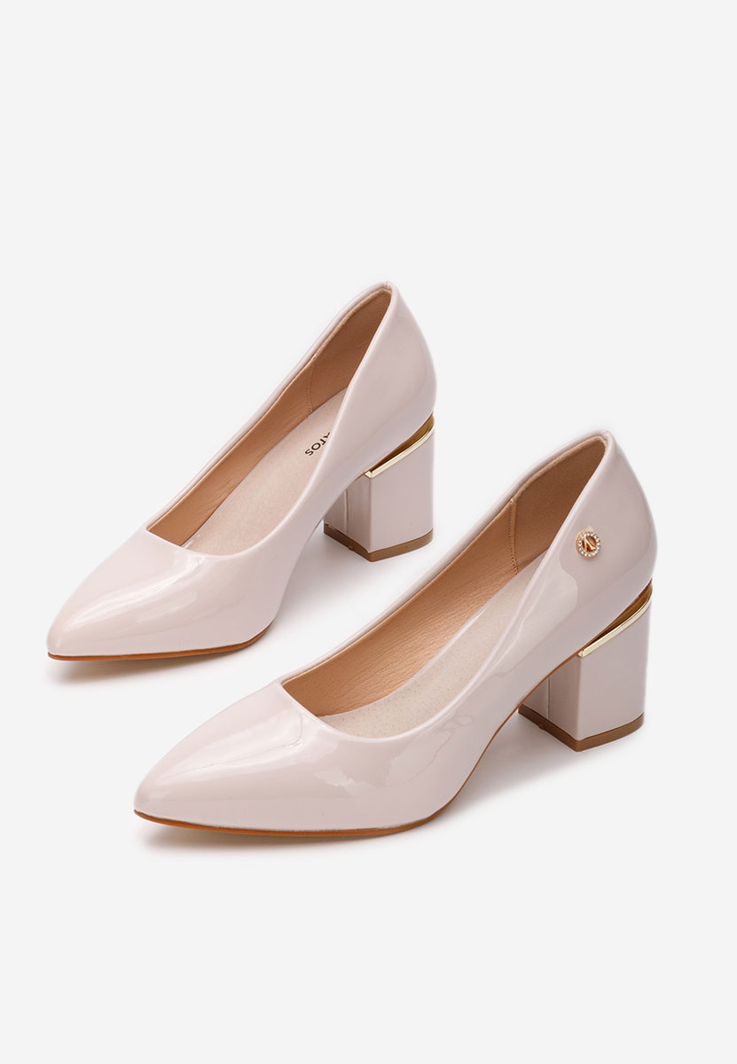 Γοβες Nelia V3 μπεζ