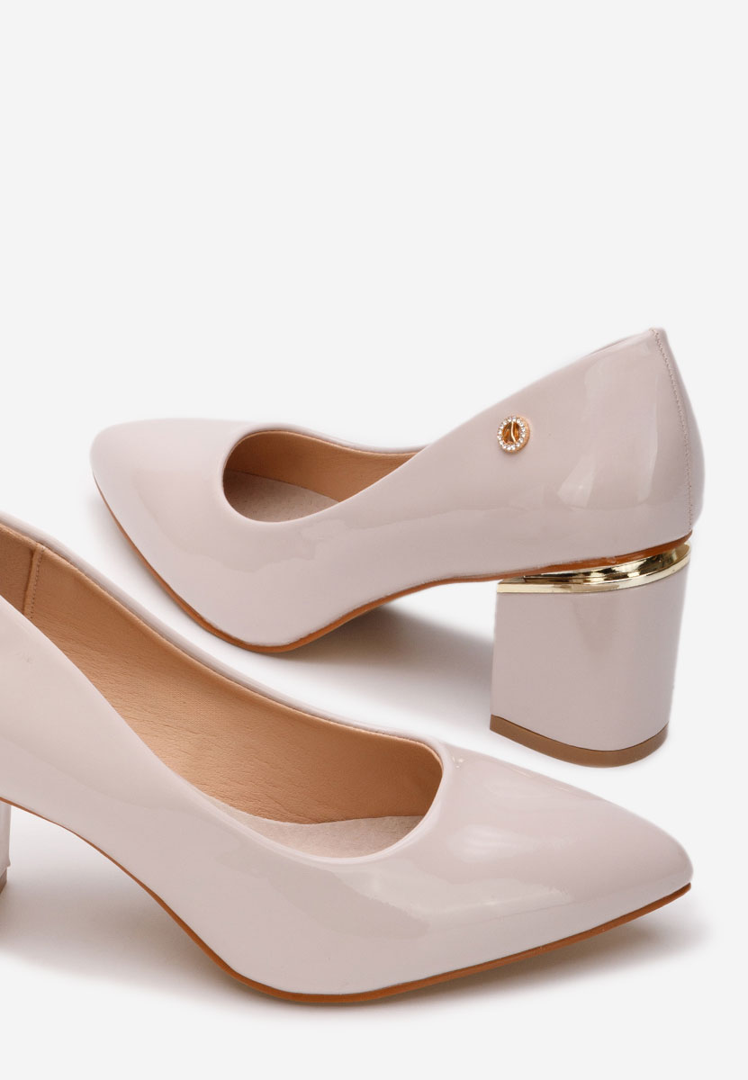 Γοβες Nelia V3 μπεζ