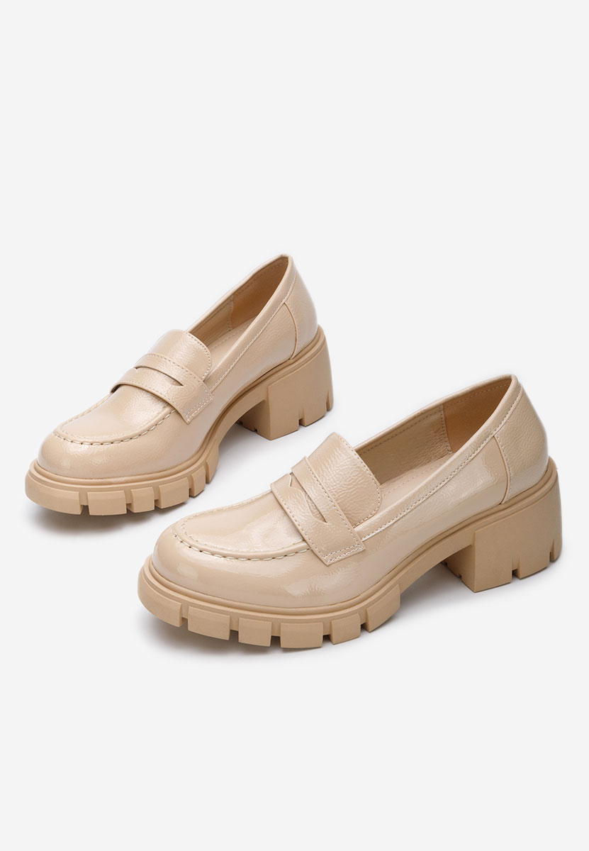 Loafers γυναικεια Falina μπεζ Loafers γυναικεια Falina μπεζ