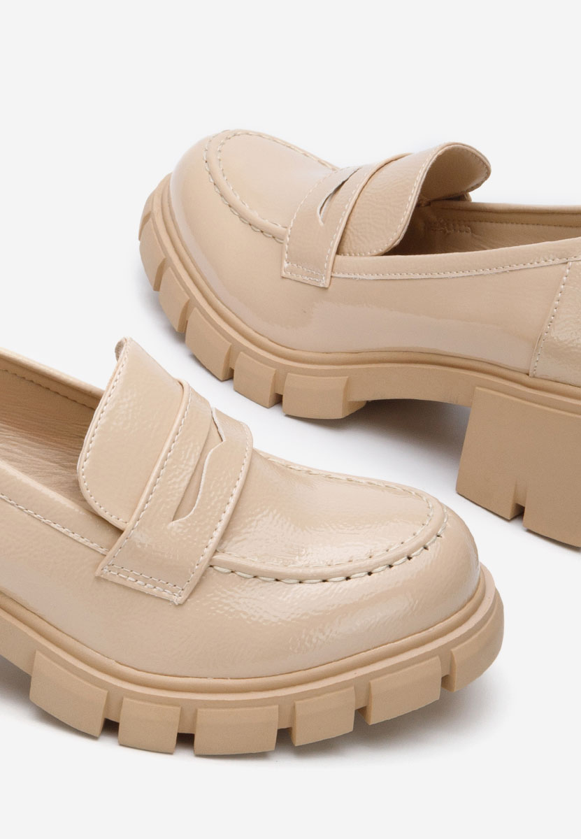 Loafers γυναικεια Falina μπεζ Loafers γυναικεια Falina μπεζ