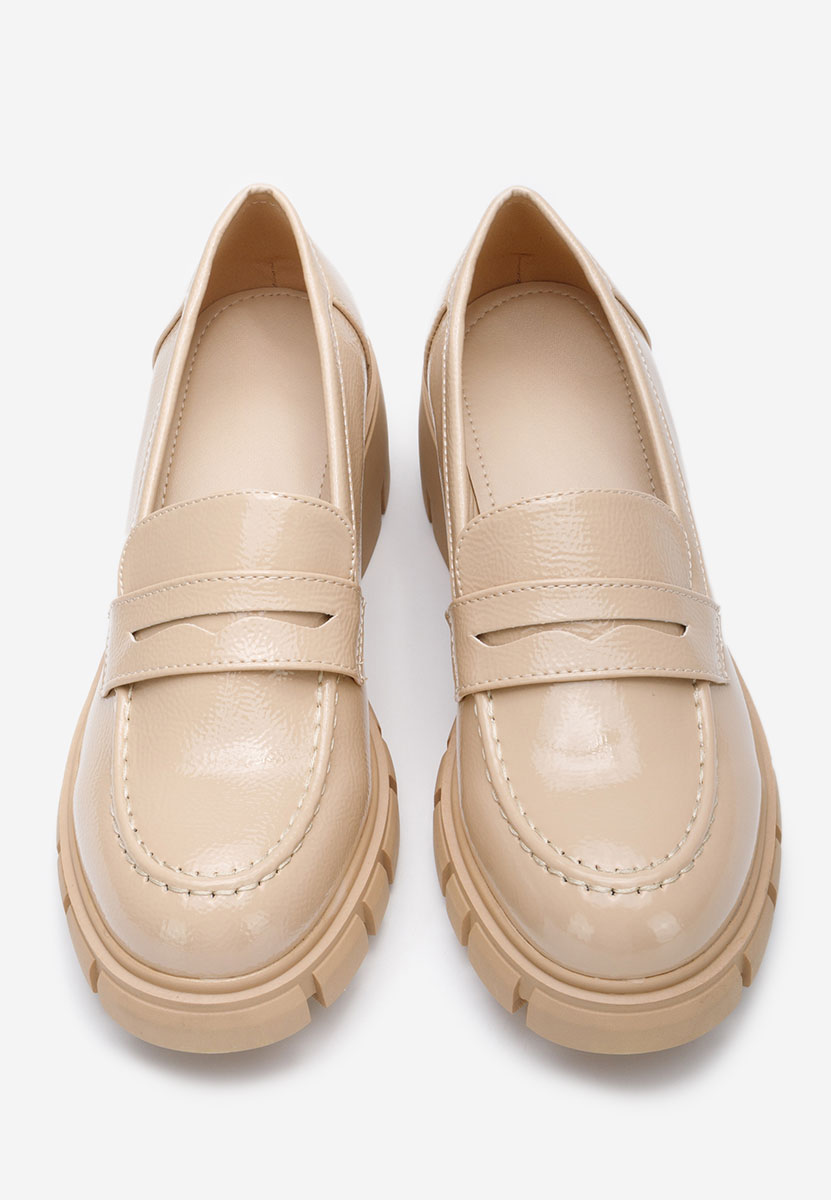 Loafers γυναικεια Falina μπεζ Loafers γυναικεια Falina μπεζ