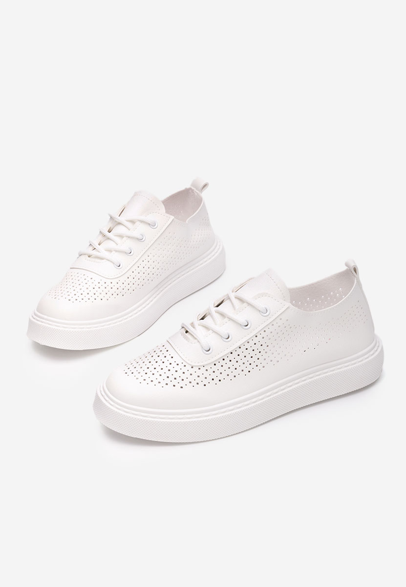 Casual παπουτσια γυναικεια Cynthei λευκά