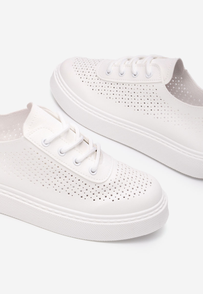 Casual παπουτσια γυναικεια Cynthei λευκά
