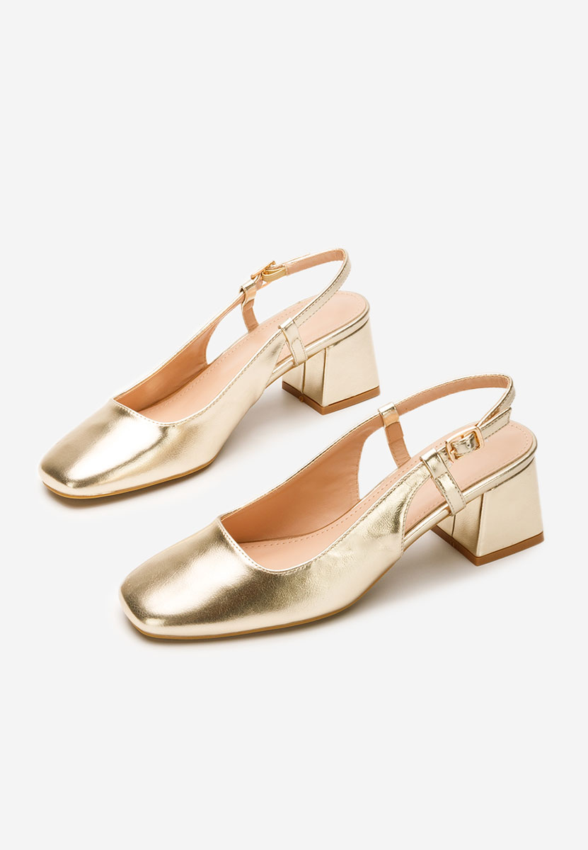 Γόβες slingback Kalania χρυσο