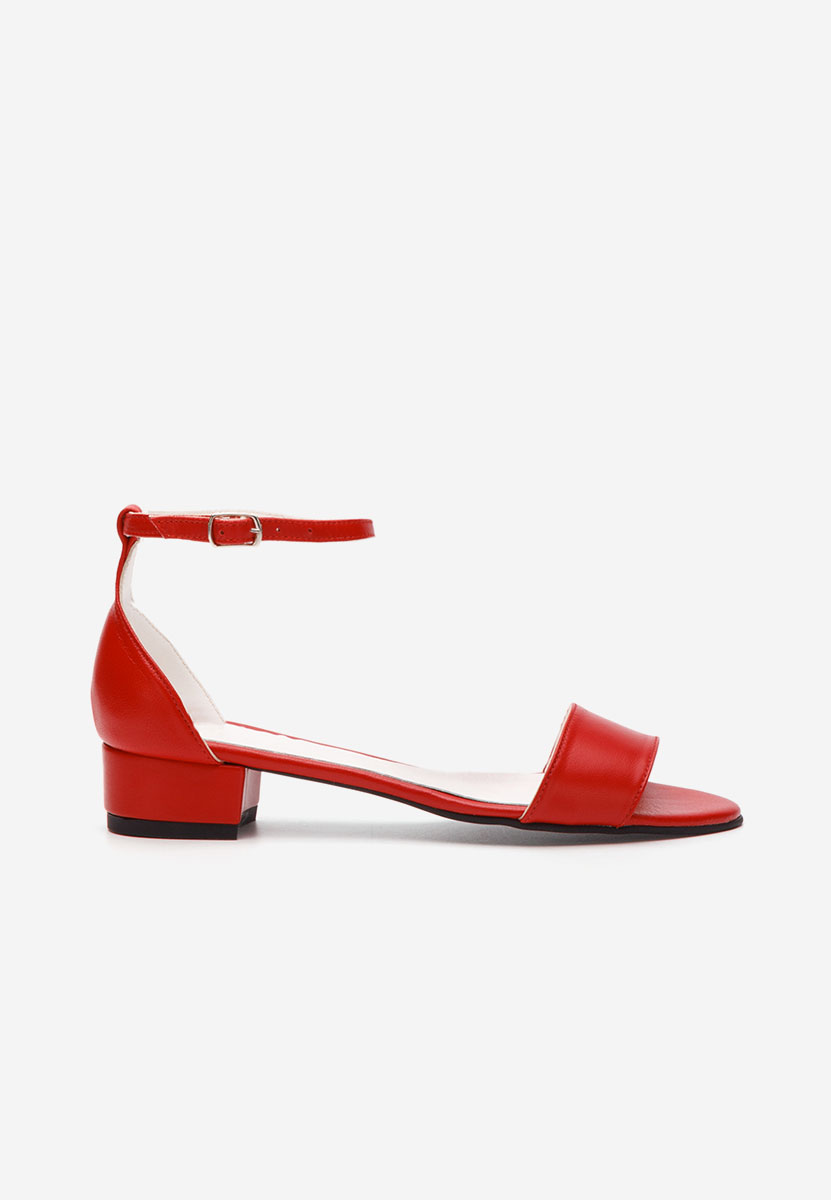 Πέδιλα δερματινα Amais V3 κοκκινα