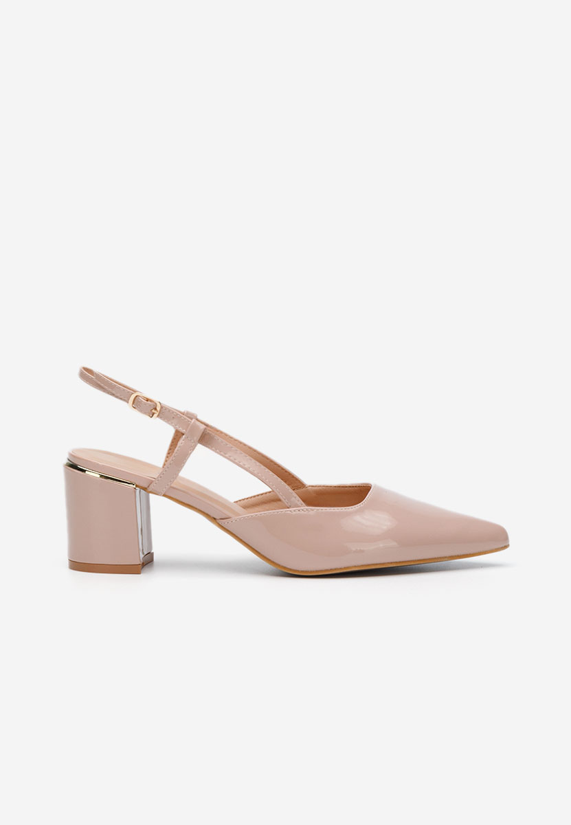 Γόβες slingback Marla μπεζ