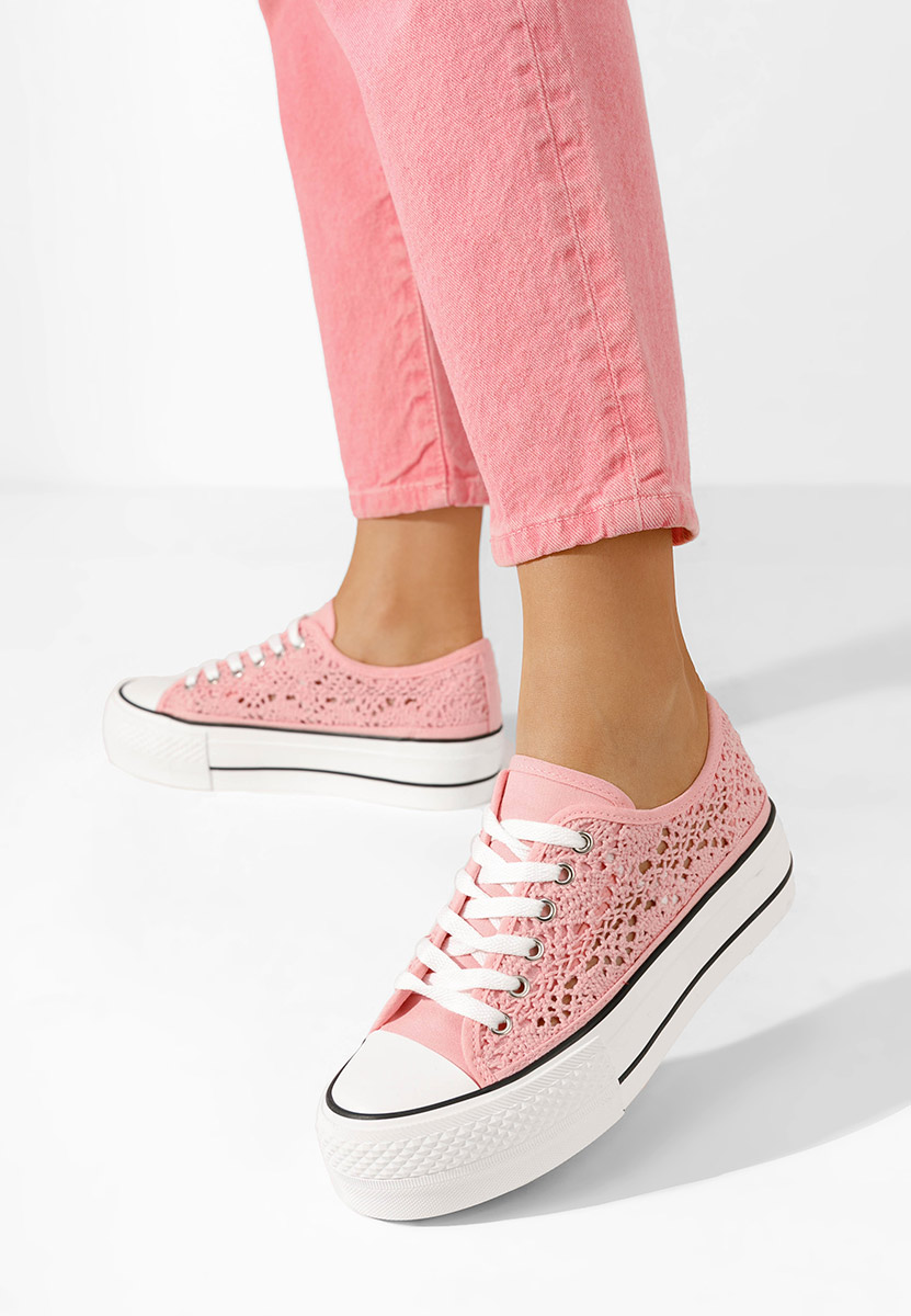 Γυναικεία sneakers Floreina V2 ροζ