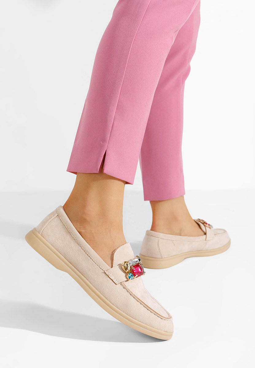 Loafers γυναικεια Maceira V9 μπεζ