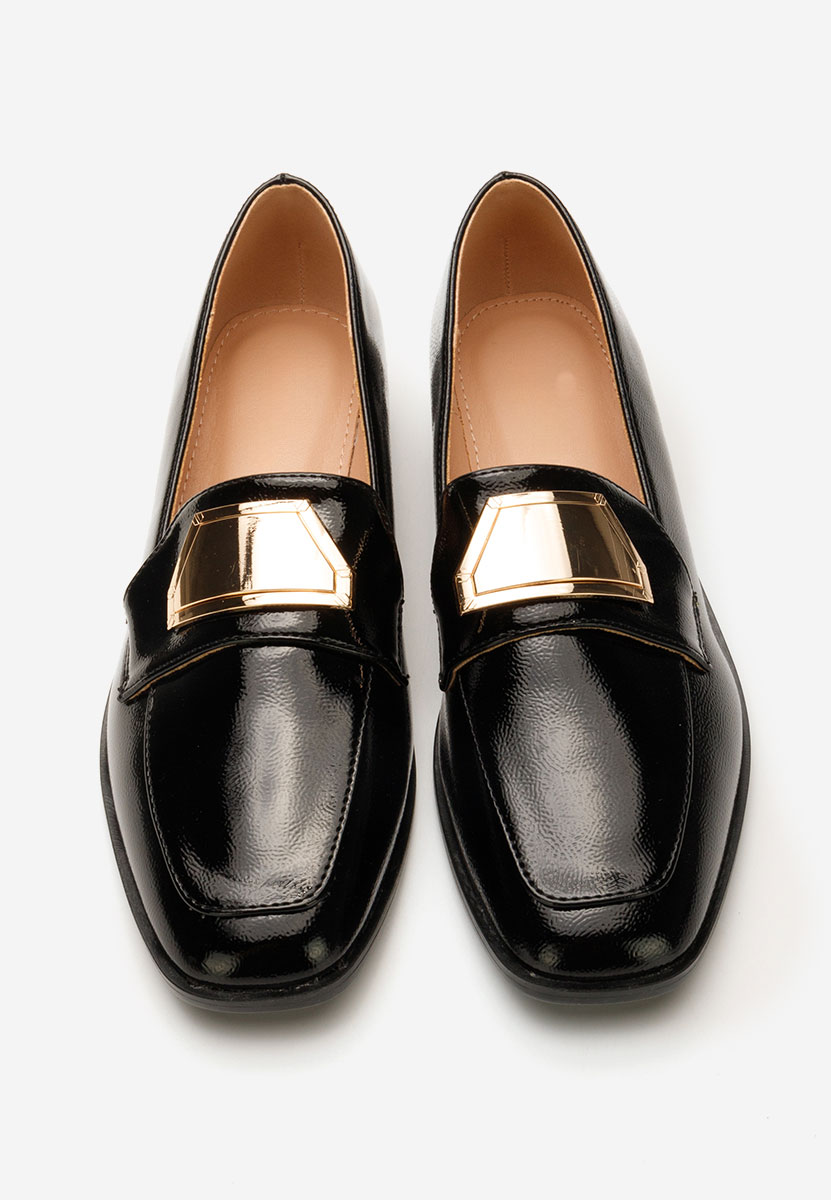 Loafers γυναικεια Khalia μαύρα