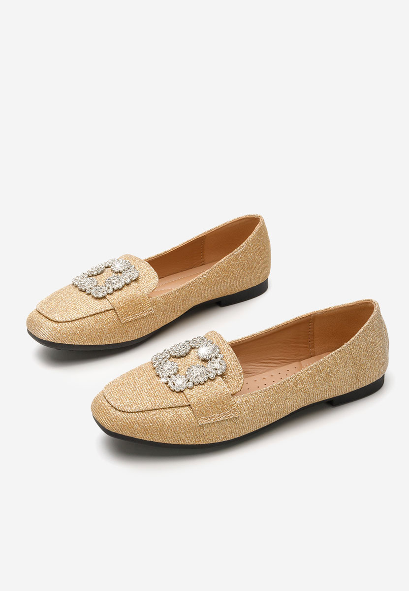 Loafers γυναικεια Mysha χρυσο