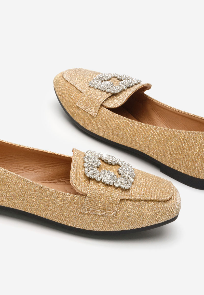 Loafers γυναικεια Mysha χρυσο