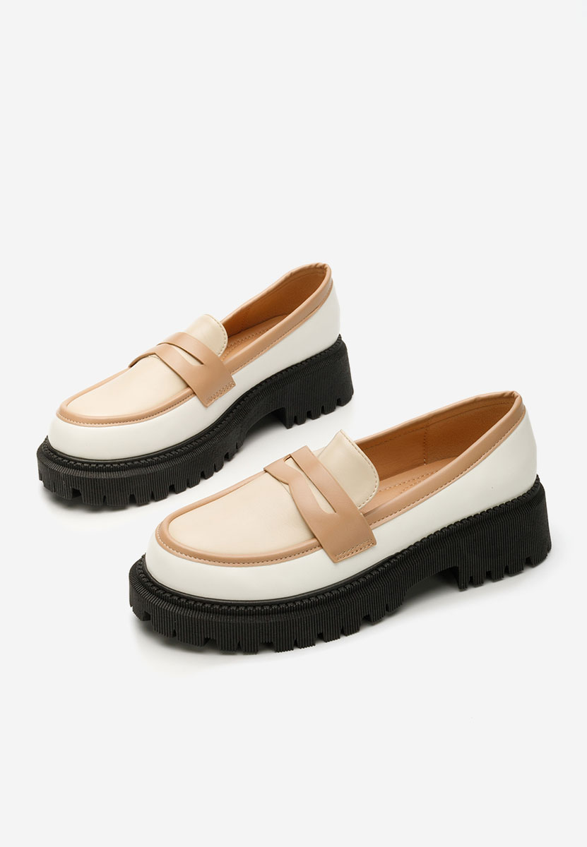 Loafers γυναικεια Jiana λευκά