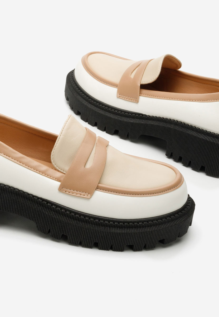 Loafers γυναικεια Jiana λευκά