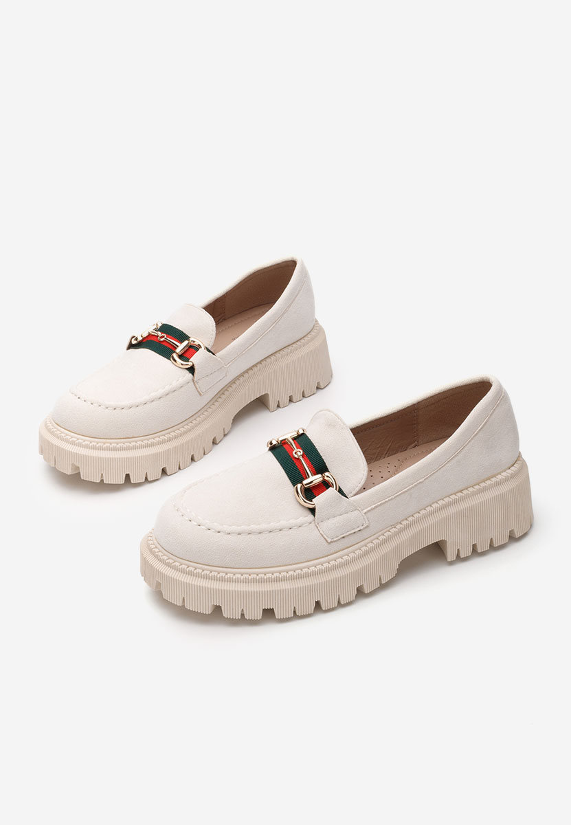 Loafers γυναικεια Hindira V2 μπεζ